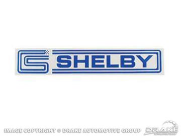 Picture of Shelby 1 5/8' x 7 1/4' Decal : DZ-70