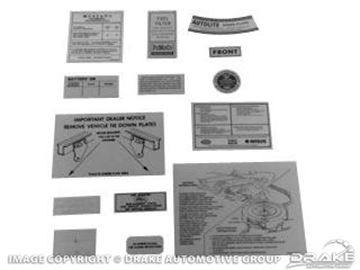 Picture of 12 Piece Decal Kit : DK-30
