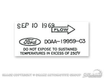 Picture of Air Conditioner Dryer Decal : DF-549