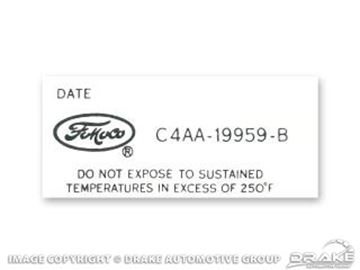 Picture of Air Conditioner Dryer Decal : DF-550
