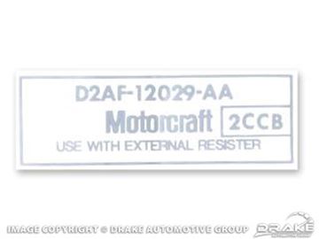 Picture of Coil Decal : DF-715