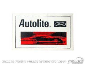 Picture of 1/2'x2 1/2' Autolite Decal : DZ-120