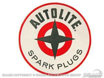 Picture of 6.5' Autolite Spark Plug Decal : DZ-4
