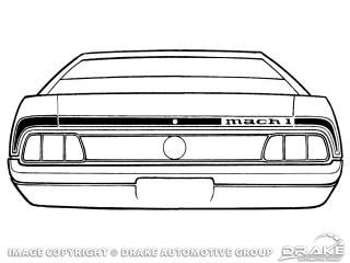 Picture of 1973 Mach 1 Stripe Kit0 (Argent) : SK-023