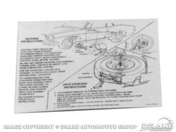 Picture of Jack Instructions : DF-145