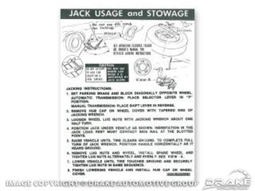 Picture of Jack Instructions (Coupe) : DF-653