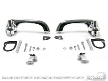 Picture of Show-Quality Door Handles (polished chrome) : C4DZ-6222404/5P
