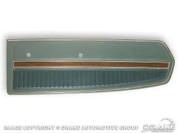 Picture of 1968 Deluxe Door Panels (Aqua) : C8ZZ65239423AQD