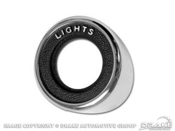 Picture of 69 Headlight Switch Bezel : C9ZZ-10852-L