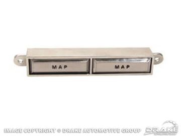 Picture of 67-68 Overhead Console Map Light Buttons : C7ZZ-13764-B