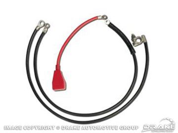 Picture of 64-66 Heavy Duty Battery Cable Set : C5ZZ-14300-HD