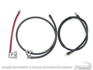Picture of 68-69 Concourse Battery Cable Set (8 Cylinder) : C8ZZ-14300-8