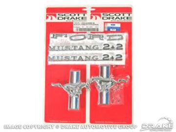 Picture of Fastback Emblem Kit (6 Cylinder) : C5ZZ-6340282-6K