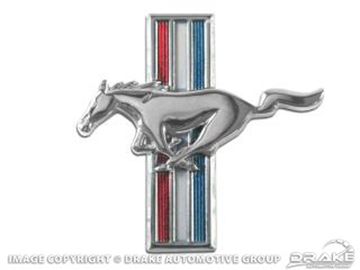 Picture of Running Horse Fender Emblem (64-66 All & 67-68 6 Cyl, LH) : C5ZZ-16229-B
