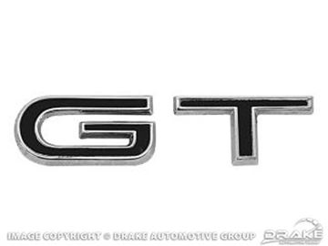 Picture of Fender 'GT' Emblems (4 Speed) : C7ZZ-16098-A/B