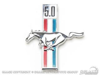 Picture of 5.0 Running Horse Emblem (LH) : C7ZZ-16229-5.0