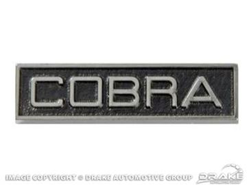 Picture of Cobra fender and Roof Emblem (1968 Shelby Fender 69-70 Fastback Roof) : C9OB-16720-A