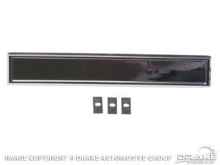 Picture of 1969-70 Mustang Dash Panel Emblem (Outer bezel only) : C9ZZ-6304460