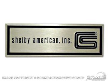 Picture of Shelby Door Sill Scuff Plate Emblem (Pair) : S1MS-6513208-T