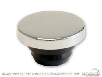 Picture of Aftermarket Oil Caps (Chrome Push On, 'OIL' Embossed on Top (No Grommet Required)) : W89181B