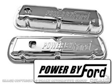 Picture of Valve Covers (OE, Chrome) : C8OZ-6A582-C