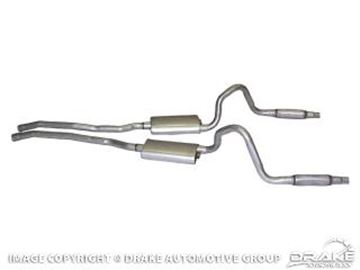 Picture of 1965-66 Mustang Exhaust (GT exhaust system 2' - Includes resonator, no H pipe - fits GT tips) : C5ZZ-5257-WRS