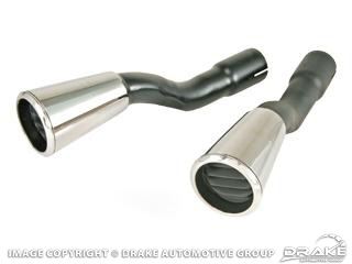 Picture of 65-66 GT Exhaust Trumpets (Pair) : C5ZZ-5255-PRO