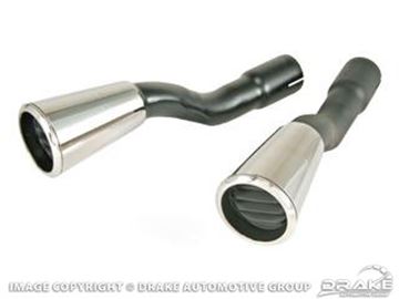 Picture of 65-66 GT Exhaust Trumpets (Pair) : C5ZZ-5255-PRO