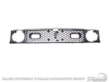 Picture of 71-72 Mach 1 Grille (with Stainless Moldings) : D1ZZ-8200-C