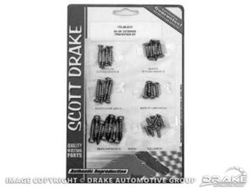 Picture of 67-68 Exterior Trim Screw Kits : ITS-67-EXT