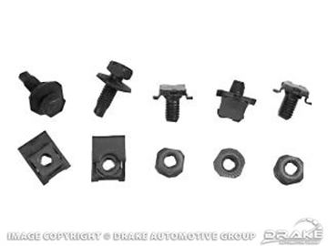 Picture of 67-68 Stone Deflector Mounting Kits : SDM-C7ZB-208