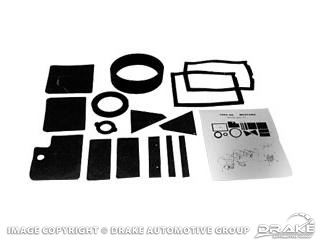 Picture of 67-68 Heater Seal Kit without A/C : C7ZZ-18500-A