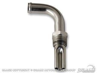 Picture of 69-70 Boss 302 Heater Hose Elbow w/water restrictor, silver zinc : C9ZZ-18599-A