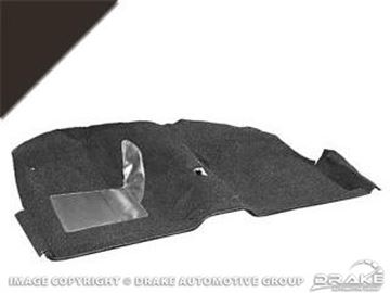 Picture of 65-68 Coupe Molded Carpet Kit (Black) : CAR65-CP-BK