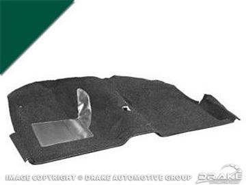 Picture of 65-68 Coupe Molded Carpet Kit (Dark Green) : CAR65-CP-DG