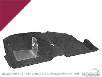Picture of 65-68 Coupe Molded Carpet Kit (Maroon) : CAR65-CP-MR