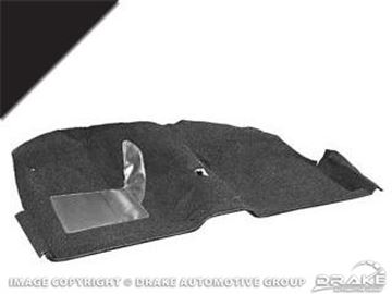 Picture of 65-68 Convertible Economy Carpet Kit (Black) : CAR-65-CV-BK-N