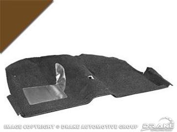 Picture of 65-68 Molded Carpet Kit (Dark Saddle) : CAR65-CV-DS
