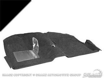 Picture of 71-73 Convertible Molded Carpet Kit (Black) : CAR71-CV-BK