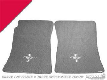Picture of Custom Full-Size Carpet Floor Mats Convertible (Bright Red) : ACC-FM-CV-BR