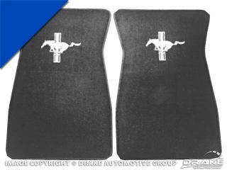 Picture of Embroidered Carpet Floor Mats (Bright Blue) : ACC-FM-EMB-BB