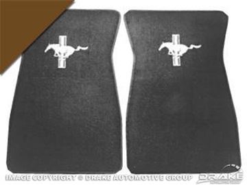 Picture of Embroidered Floor Mats (Dark Brown) : ACC-FM-EMB-BN