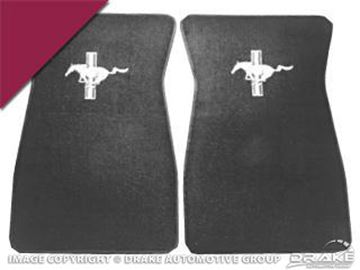 Picture of Embroidered Carpet Floor Mats (Maroon) : ACC-FM-EMB-MR