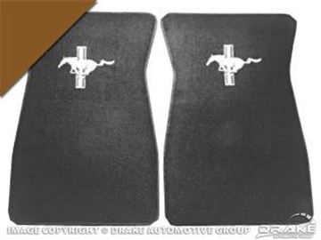 Picture of Embroidered Carpet Floor Mats (Saddle) : ACC-FM-EMB-SA