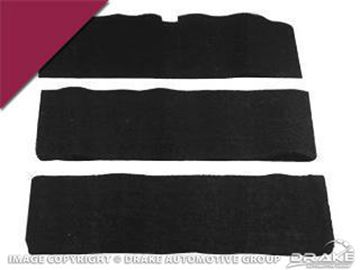 Picture of 67-73 Fold down fast back carpet, maroon : FD-67-MR