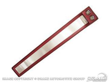 Picture of 67 Fastback Overhead Console (Red) : C7ZZ-63519A58RD