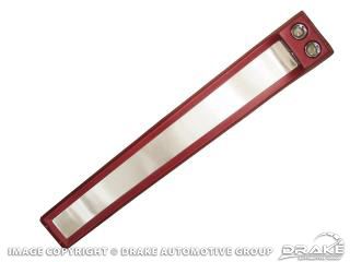 Picture of 67 Coupe Overhead Console (Red) : C7ZZ-65519A58RD