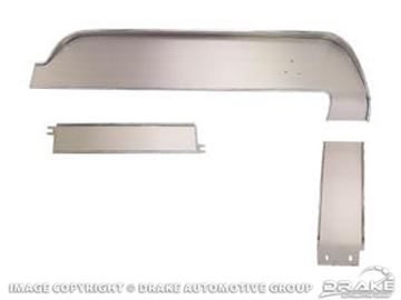 Picture of 1967 Deluxe Dash Panels (with Aluminum, 3 Piece) : C7ZZ-6504410-KR
