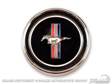 Picture of 67-68 Deluxe Dash Panel Emblem & Base : C7ZZ-65044A90EP