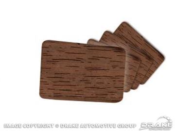 Picture of 68 Woodgrain door pull inserts : C7WY-6522670-A
